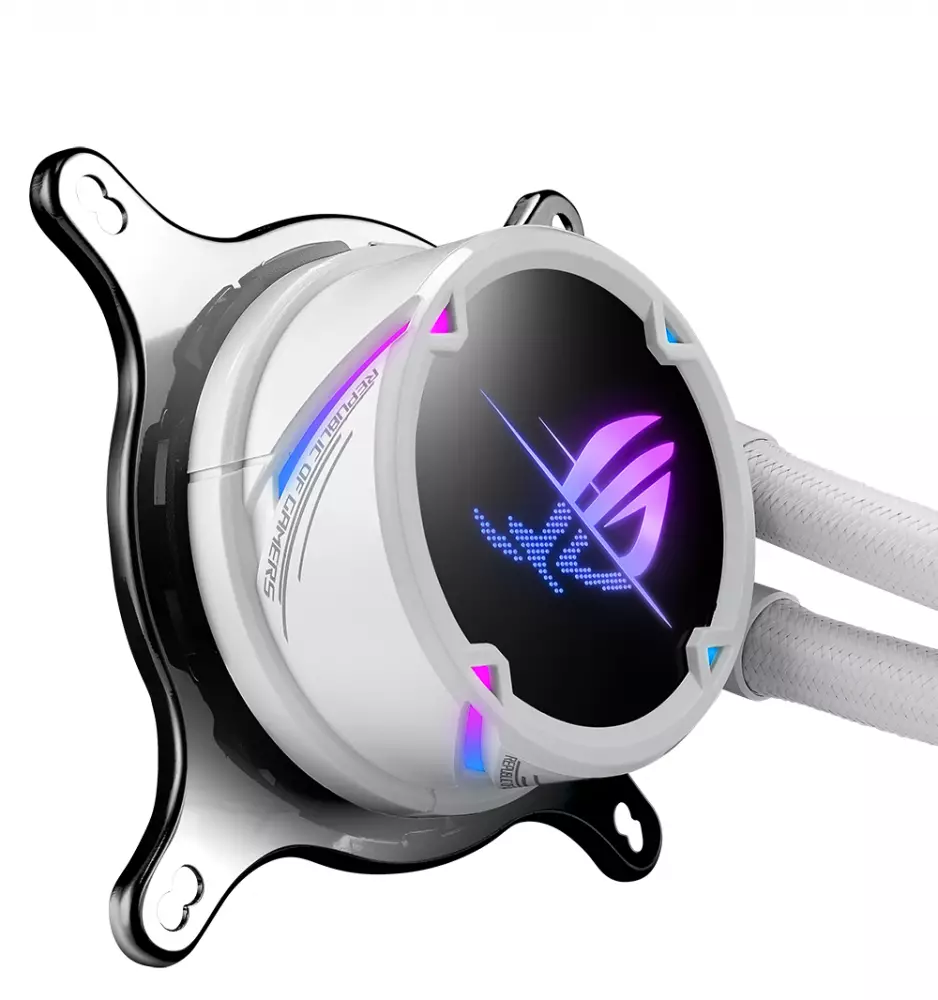 Водно охлаждане за процесор ASUS ROG Strix LC II 360 ARGB White Edition