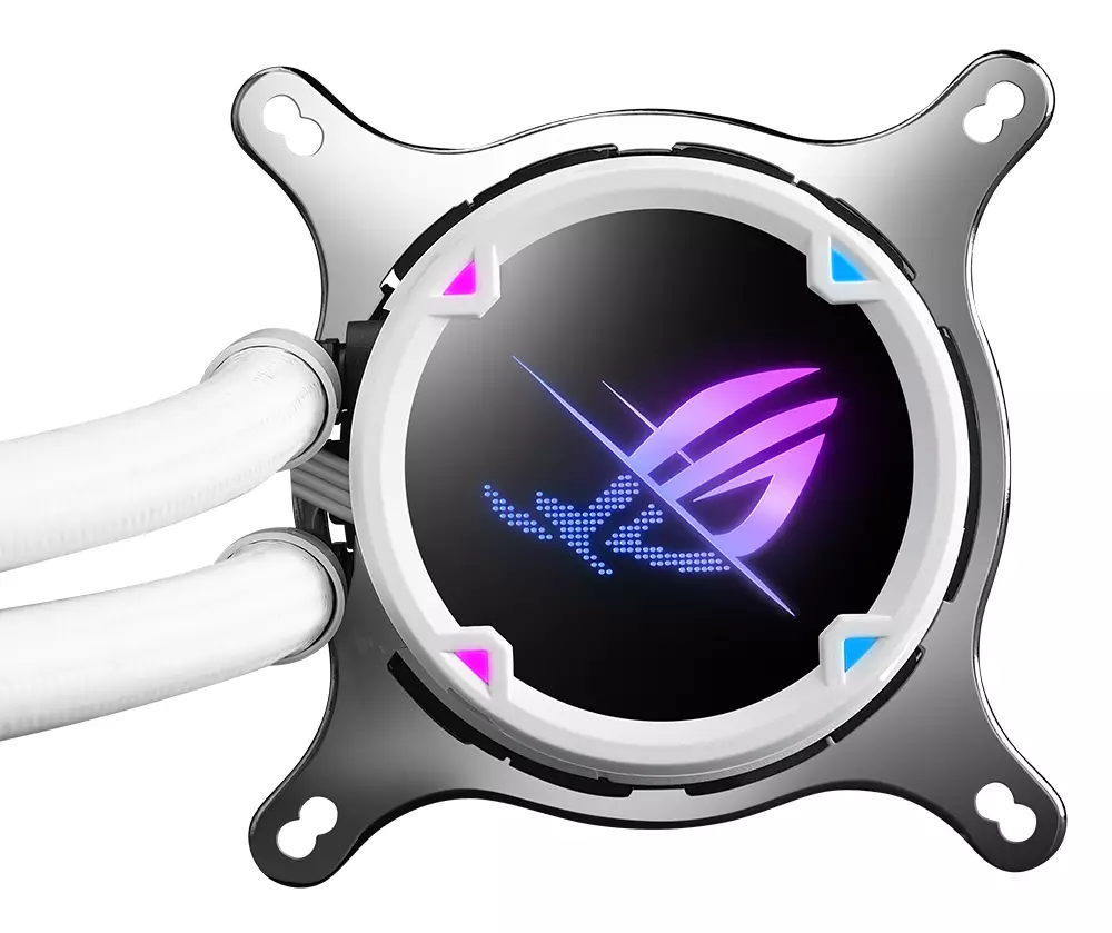 Водно охлаждане за процесор ASUS ROG Strix LC II 360 ARGB White Edition