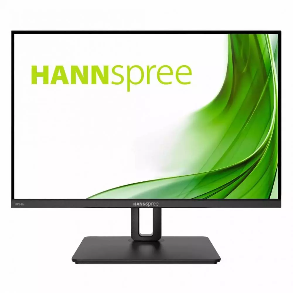 Монитор HANNSPREE HP246PFB 24", TFT, WUXGA 1920x1200, 60Hz, HDMI, DP, D-Sub, Черен