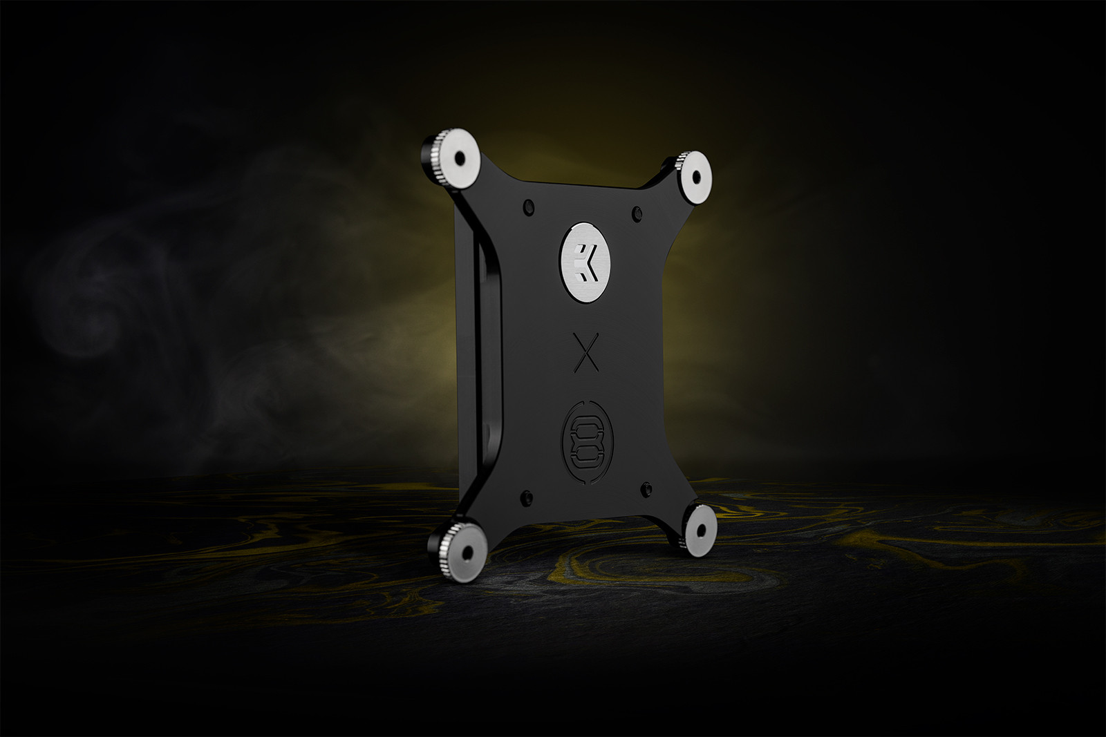 Воден блок за процесор EK-Quantum Velocity² Direct Die D-RGB - 1700 Nickel + Plexi