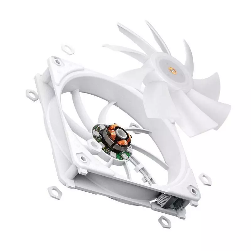 Вентилатори Jonsbo ZF120 PWM ARGB, 3 Броя, Бял