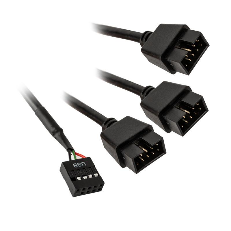 Кабел Lian Li PW-U2HB USB Конвертор 1 USB към 3 USB