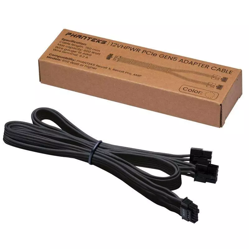 Кабел за захранване Phanteks 12VHPWR към 2x8Pin PCI-E
