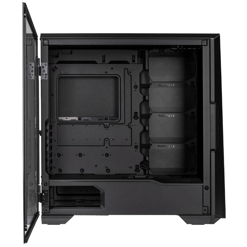 Кутия Phanteks G500A TG D-RGB Mid-Tower, Fanless, Черна