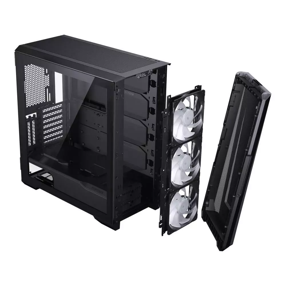 Кутия Phanteks G500A TG D-RGB Mid-Tower, Черна