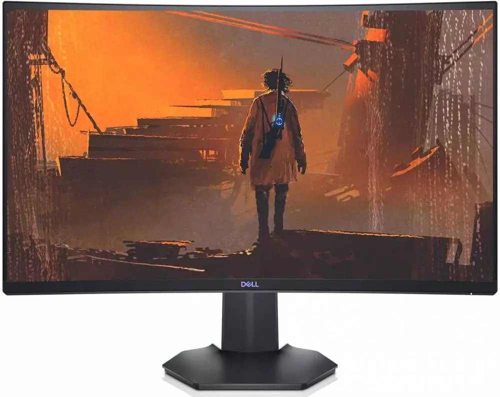 Монитор Dell S2721HGFA-14 LED, 27", VA Curved, FHD 1920x1080, 144Hz, 1ms, AMD FreeSync, G-Sync Compatible  