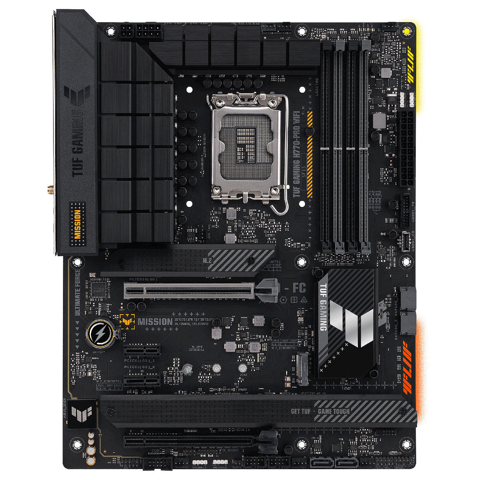 Дънна платка ASUS TUF GAMING H770-PRO WIFI LGA1700 DDR5