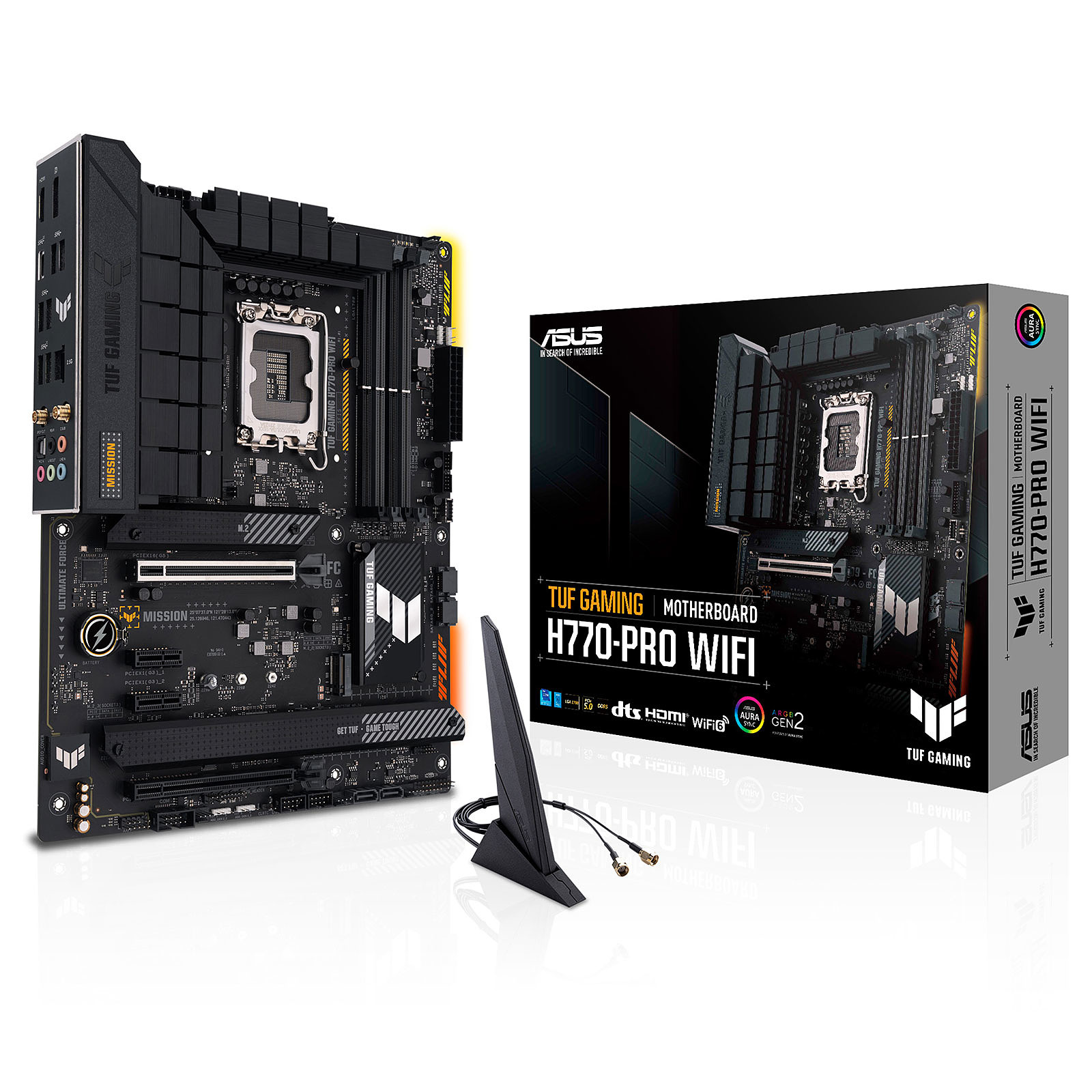 Дънна платка ASUS TUF GAMING H770-PRO WIFI LGA1700 DDR5
