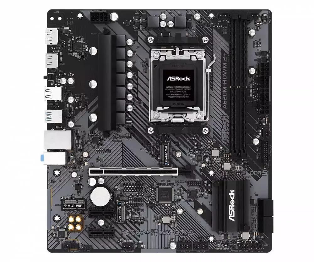 Asrock A620M-HDV M.2+ AM5 Motherboard