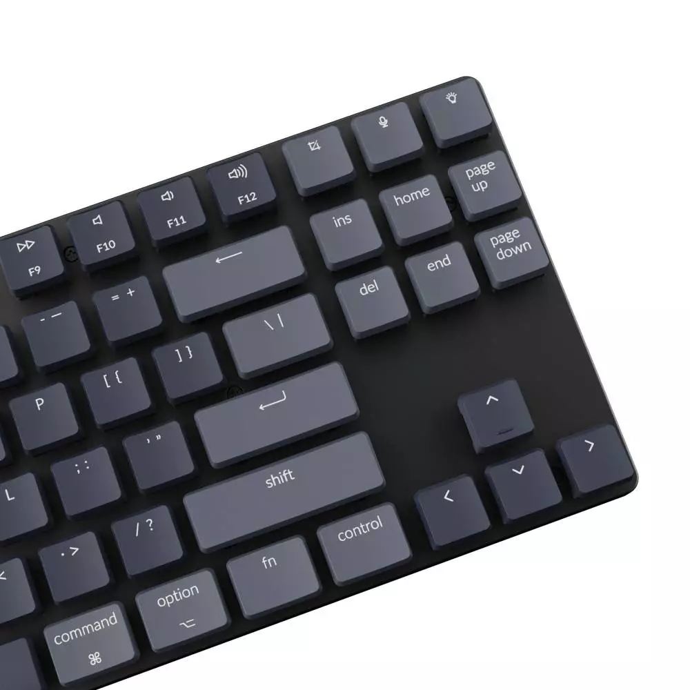 Геймърска Механична клавиатура Keychron K1 SE TKL Hot-Swappable Low Profile Keychron Gateron Red Switch - White Backlight, Aluminium and Plastic Frame