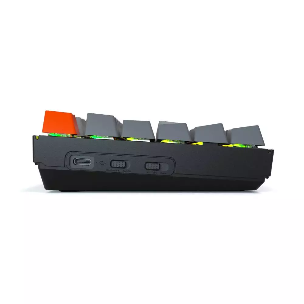 Геймърска Механична клавиатура Keychron K8 TKL Hot-Swappable Gateron Blue Switch RGB LED Plastic Frame
