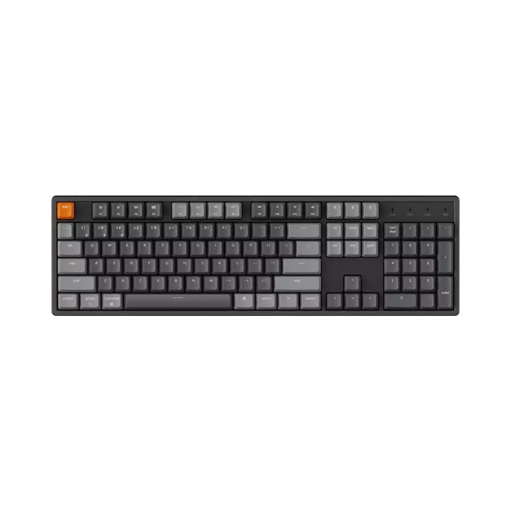 Геймърска механична клавиатура Keychron K10 Hot-Swappable Full-Size Gateron Red Switch RGB LED Aluminium Frame
