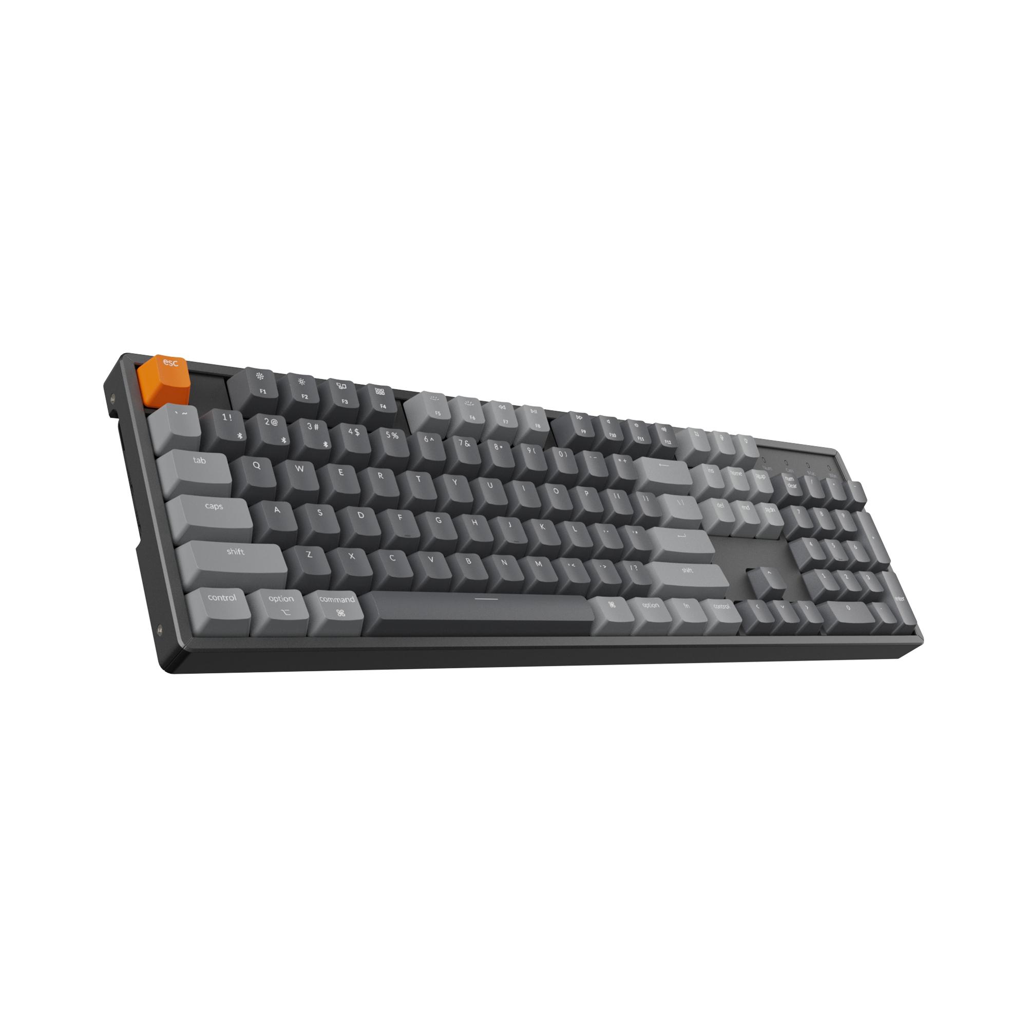 Геймърска механична клавиатура Keychron K10 Hot-Swappable Full-Size Gateron Red Switch RGB LED Aluminium Frame