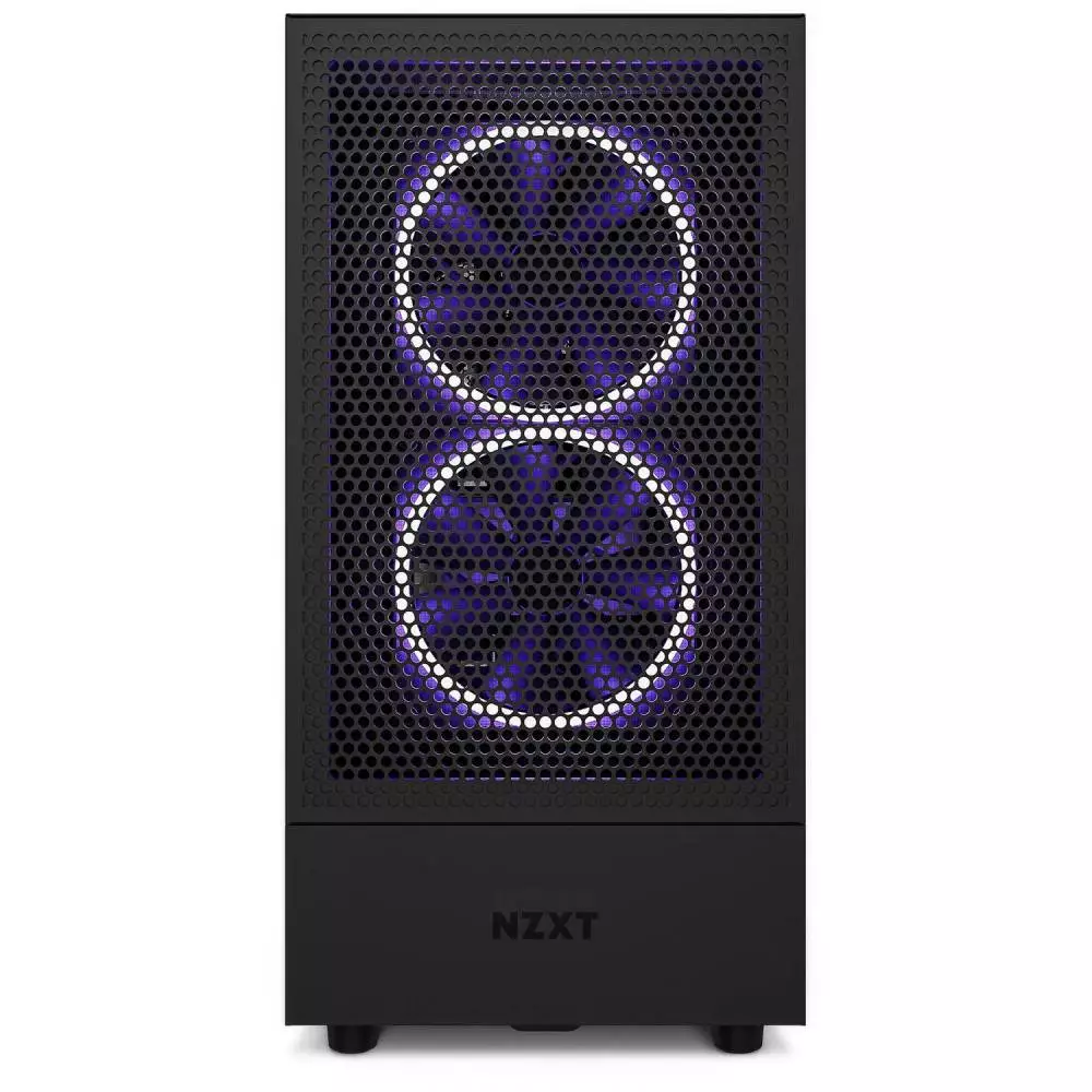 Кутия NZXT H5 Flow Matte Black, Mid-Tower