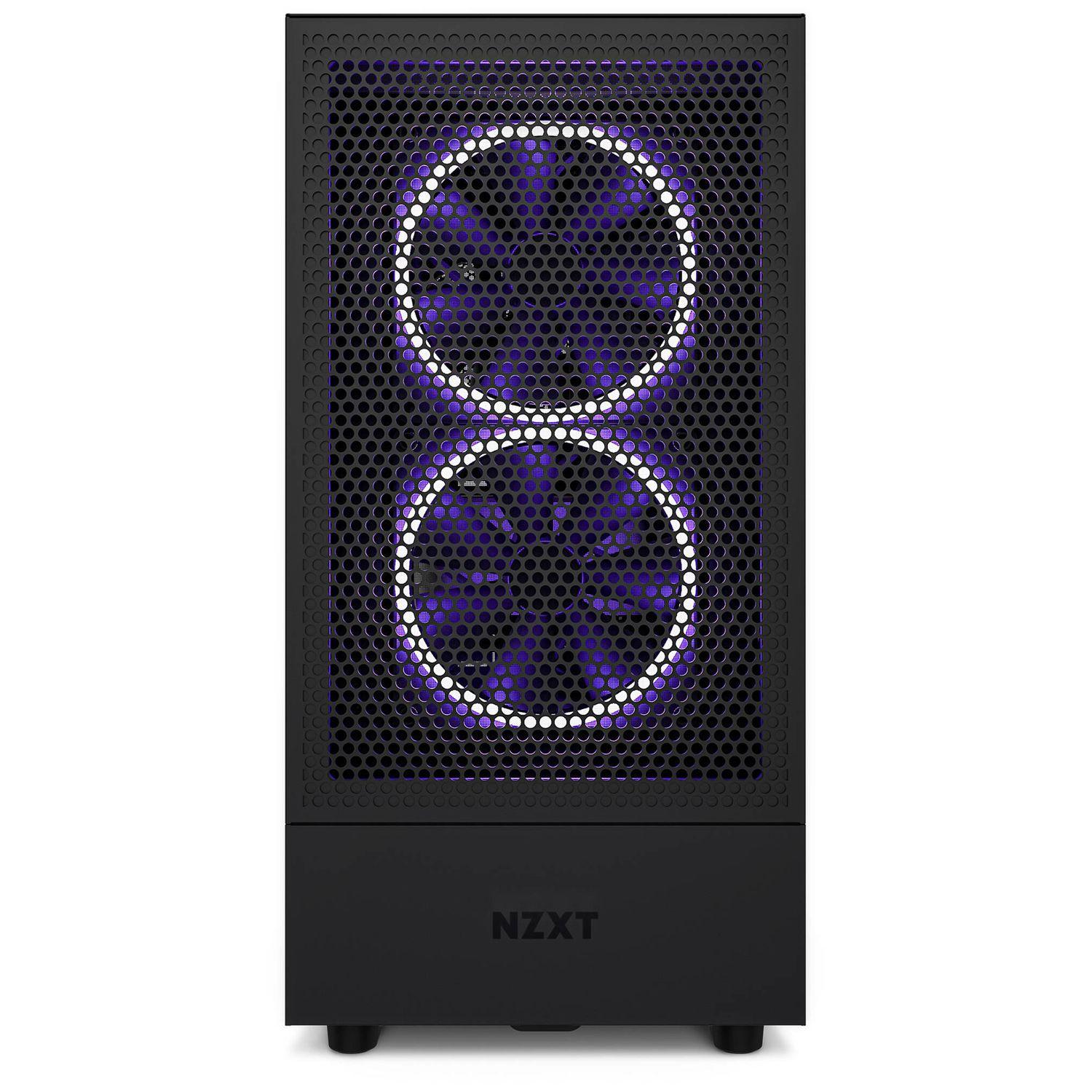 Кутия NZXT H5 Flow Matte Black, Mid-Tower