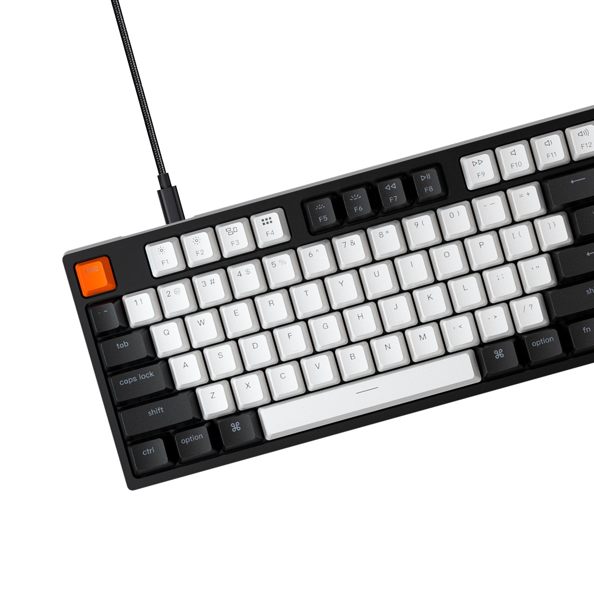 Геймърска Механична клавиатура Keychron C2 Hot-Swappable Full-Size Gateron G Pro Blue Switch RGB LED