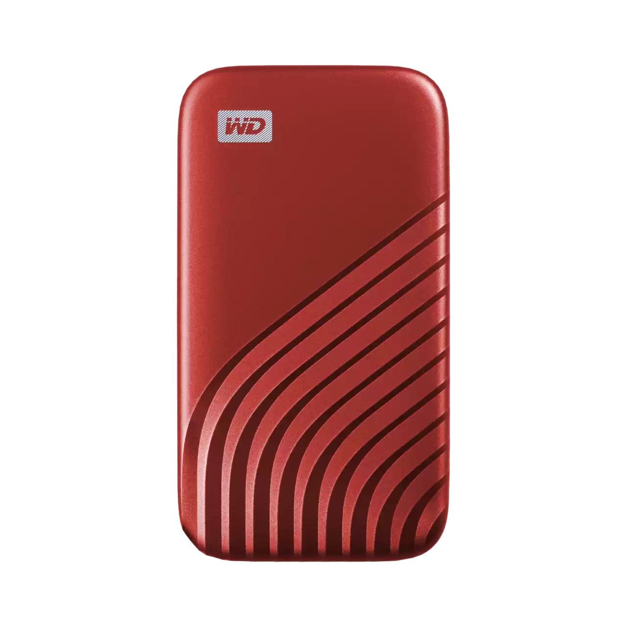 SSD externe WD My Passport, 1TB, USB 3.2 Gen 2 Type-C, Rouge