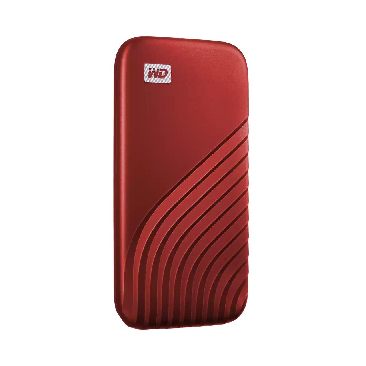 SSD externe WD My Passport, 1TB, USB 3.2 Gen 2 Type-C, Rouge