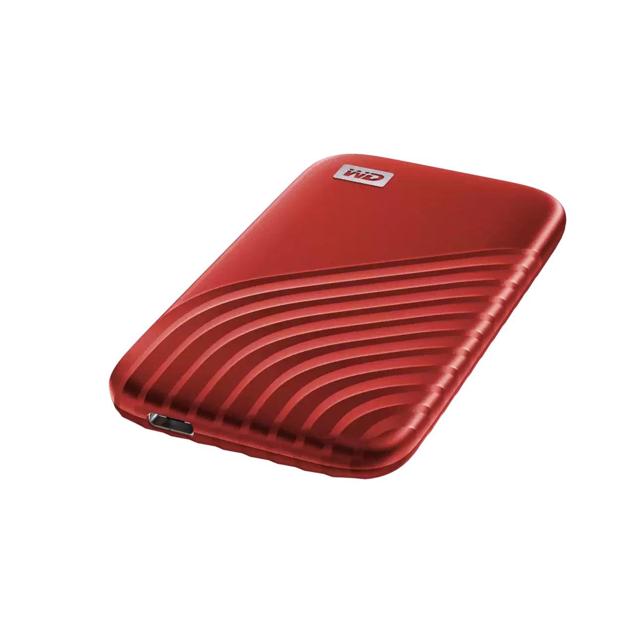 SSD externe WD My Passport, 1TB, USB 3.2 Gen 2 Type-C, Rouge