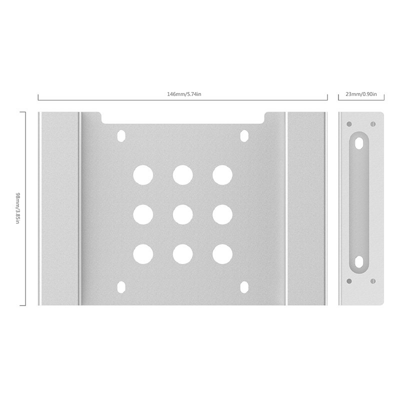 Адаптер SSD/HDD bracket 2.5"/3.5"->5.25" - AC52535-1S-SV