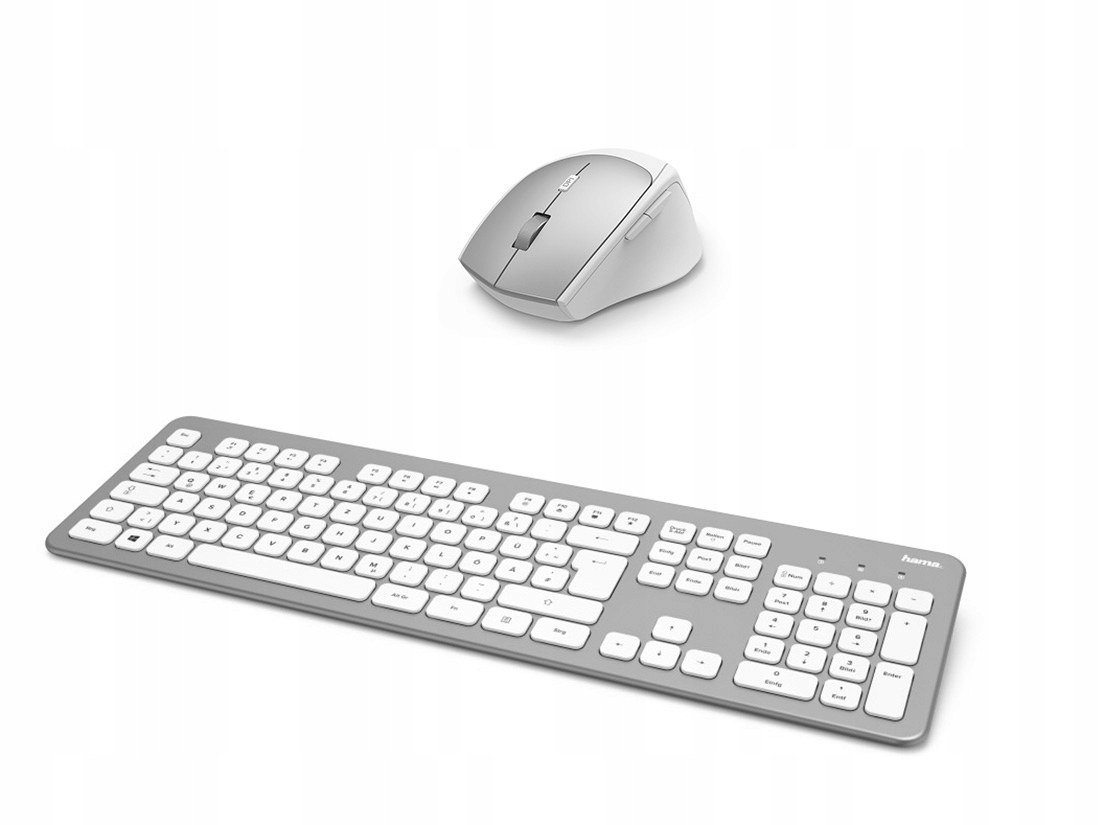 Комплект клавиатура с мишка Hama KMW-700 Wireless White/Grey - 182676