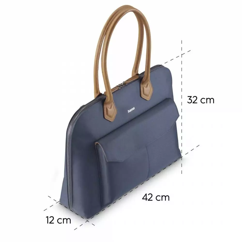 Чанта за лаптоп Hama "Fabulous", от 40 - 41 см (15.6"- 16.2") тъмно синя