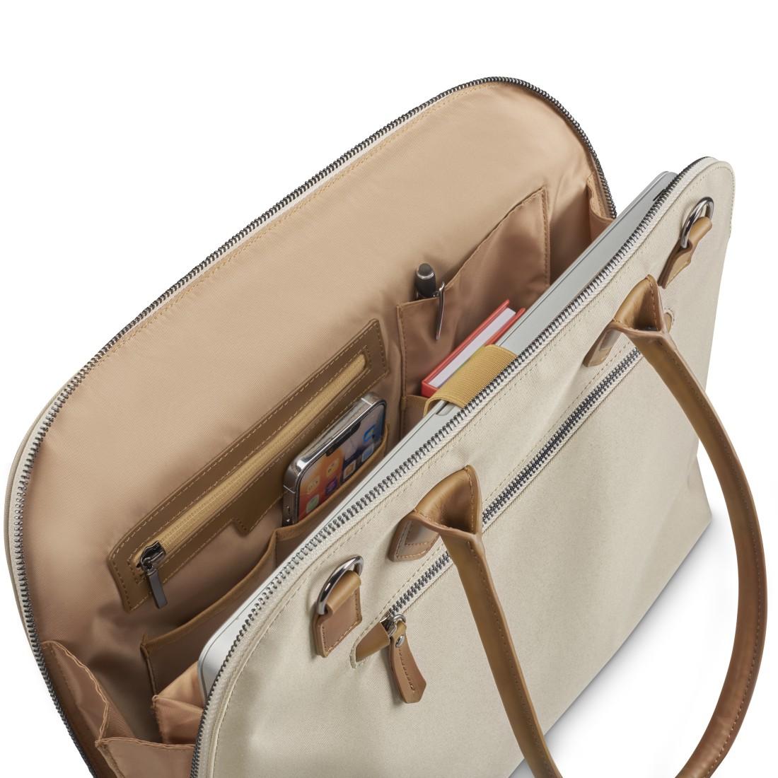 Чанта за лаптоп Hama "Fabulous", от 40 - 41 см (15.6"- 16.2"), Бежов