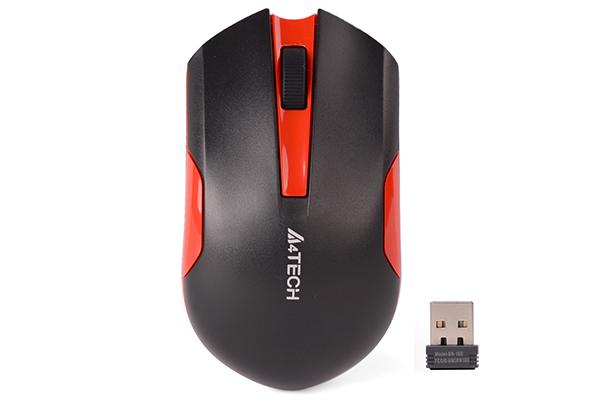 Безжична мишка A4tech G3-200N Wireless Черен/Червен