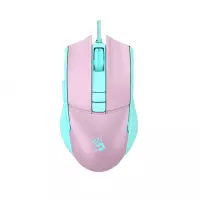 Геймърска мишка Bloody L65 Max  Sky Pink Син/Розов
