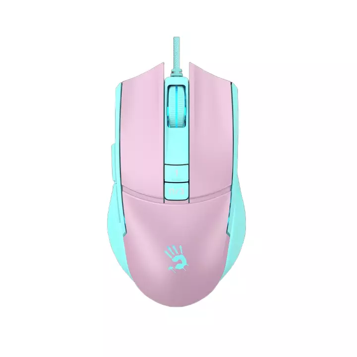 Геймърска мишка Bloody L65 Max  Sky Pink Син/Розов
