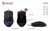 Геймърска мишка A4tech bloody L65 Max Naraka Черен/Бял