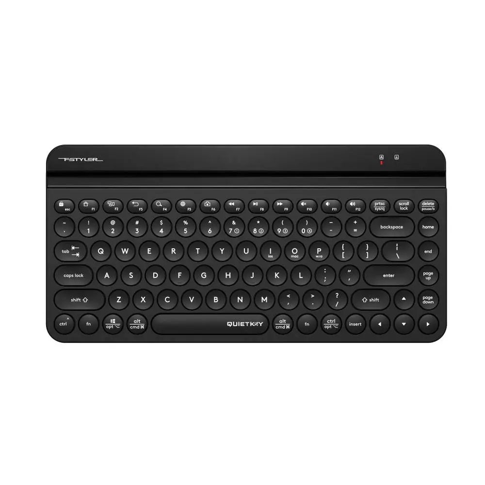 Безжична клавиатура A4tech Fstyler FBK30 Bluetooth 2.4G Стойка за телефон Кирилизирана Черна
