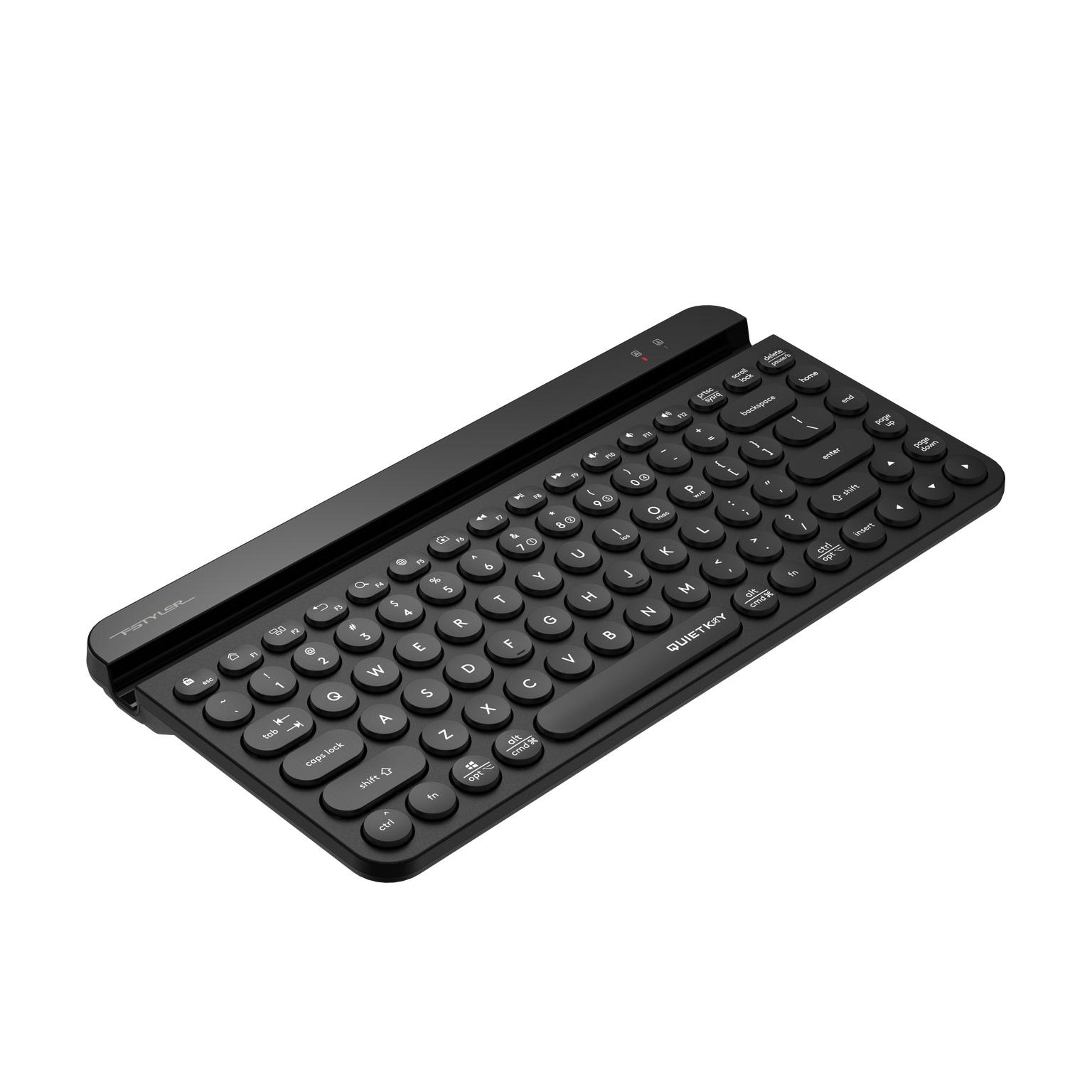 Безжична клавиатура A4tech Fstyler FBK30 Bluetooth 2.4G Стойка за телефон Кирилизирана Черна
