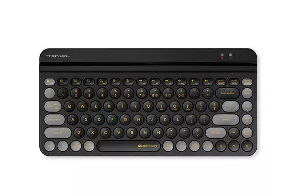 Безжична клавиатура A4tech Fstyler FBK30 Blackcurrant Bluetooth 2.4G Стойка за телефон Кирилизирана Черна
