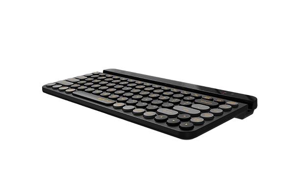 Безжична клавиатура A4tech Fstyler FBK30 Blackcurrant Bluetooth 2.4G Стойка за телефон Кирилизирана Черна