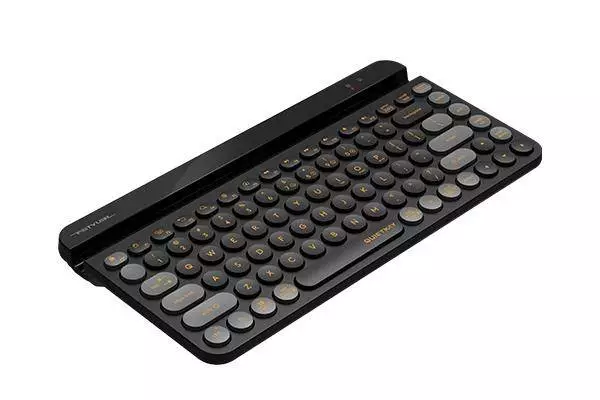 Безжична клавиатура A4tech Fstyler FBK30 Blackcurrant Bluetooth 2.4G Стойка за телефон Кирилизирана Черна