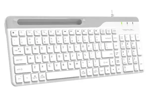Клавиатура A4tech Fstyler FK25 Стойка за телефон Кирилизирана Бяла