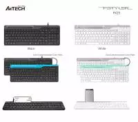 Клавиатура A4tech Fstyler FK25 Стойка за телефон Кирилизирана Бяла