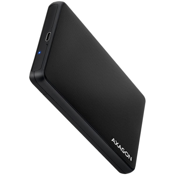 Кутия за диск AXAGON EE25-SLC USB-C 3.2 Gen1 - SATA 6G 2.5" SLIDE box BLACK