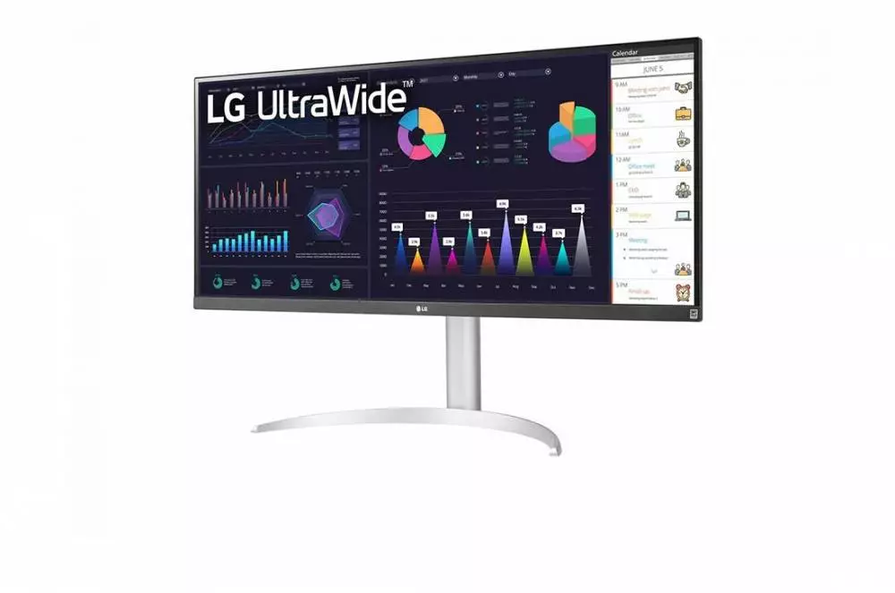 Монитор LG 34WQ650-W, 34", IPS, UltraWide FHD 2560x1080, 100Hz, 5ms, HDR, AMD FreeSync