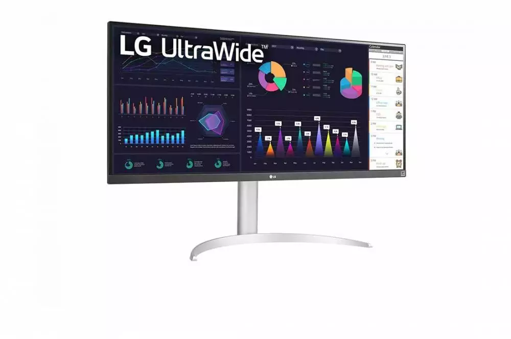 Монитор LG 34WQ650-W, 34", IPS, UltraWide FHD 2560x1080, 100Hz, 5ms, HDR, AMD FreeSync