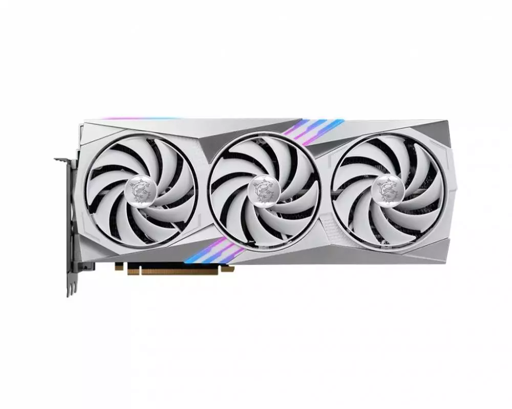 Видео карта MSI GeForce RTX 4070 Ti GAMING X TRIO WHITE 12G GDDR6X