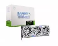 Видео карта MSI GeForce RTX 4070 Ti GAMING X TRIO WHITE 12G GDDR6X