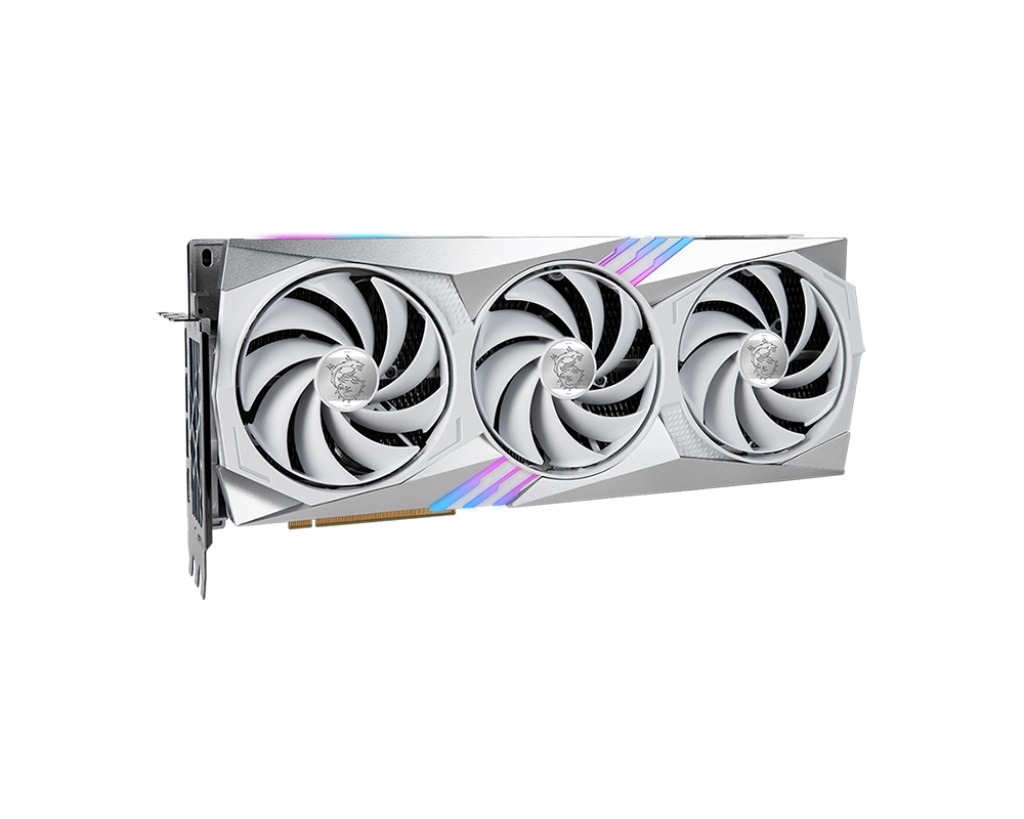 Видео карта MSI GeForce RTX 4070 Ti GAMING X TRIO WHITE 12G GDDR6X