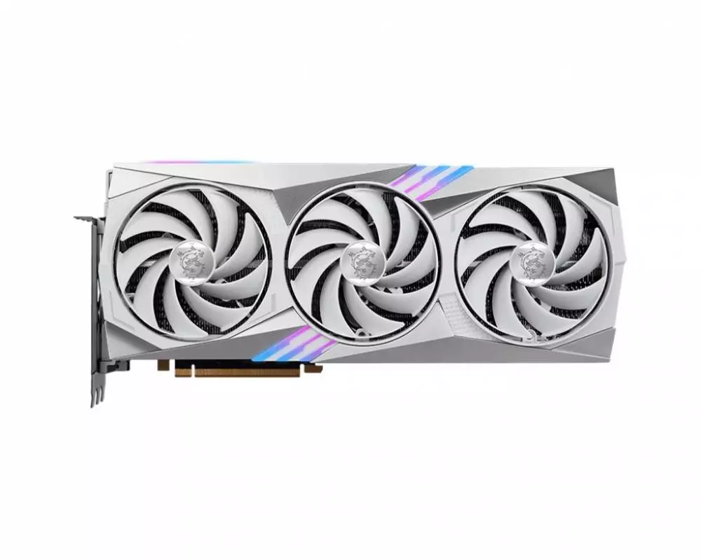 Видео карта MSI GeForce RTX 4080 16GB GAMING X TRIO WHITE GDDR6X