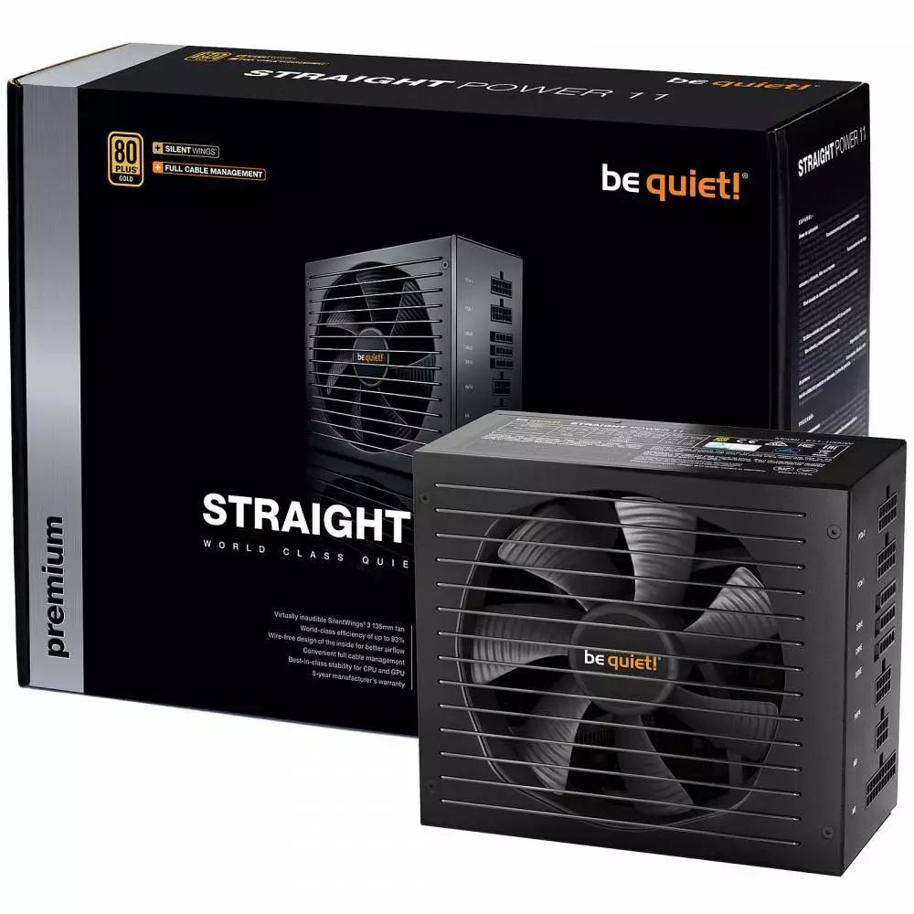 Захранване be quiet! STRAIGHT POWER 11 550W 80 Plus Gold PSU - BN281
