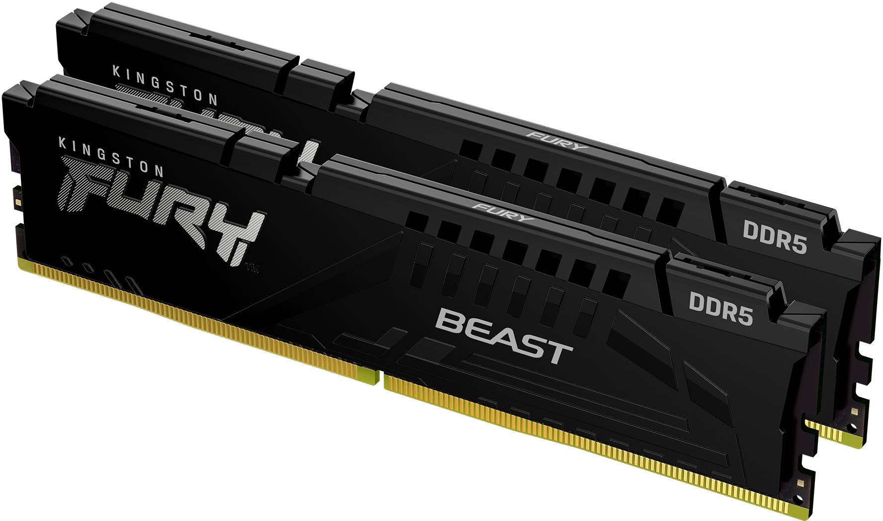 Памет Kingston Fury Beast Black 64GB (2x32GB) DDR5 6000MHz CL36 EXPO - KF560C36BBEK2-64