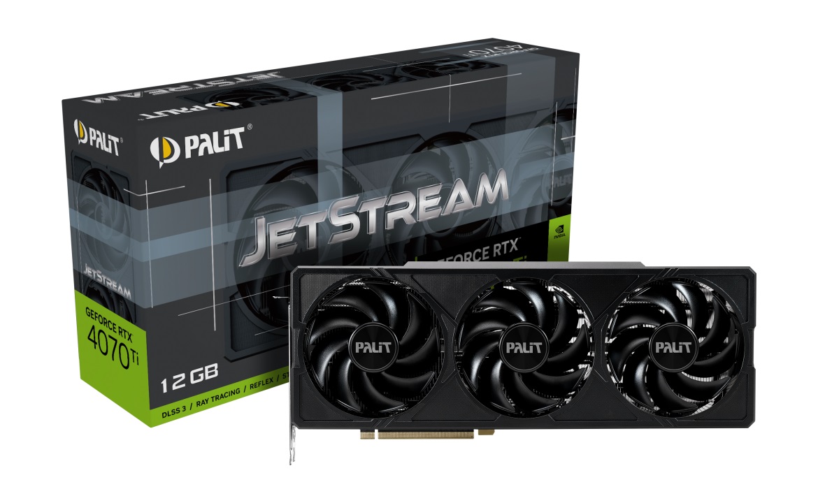 Видео карта Palit GeForce RTX 4070 Ti JetStream 12GB GDDR6