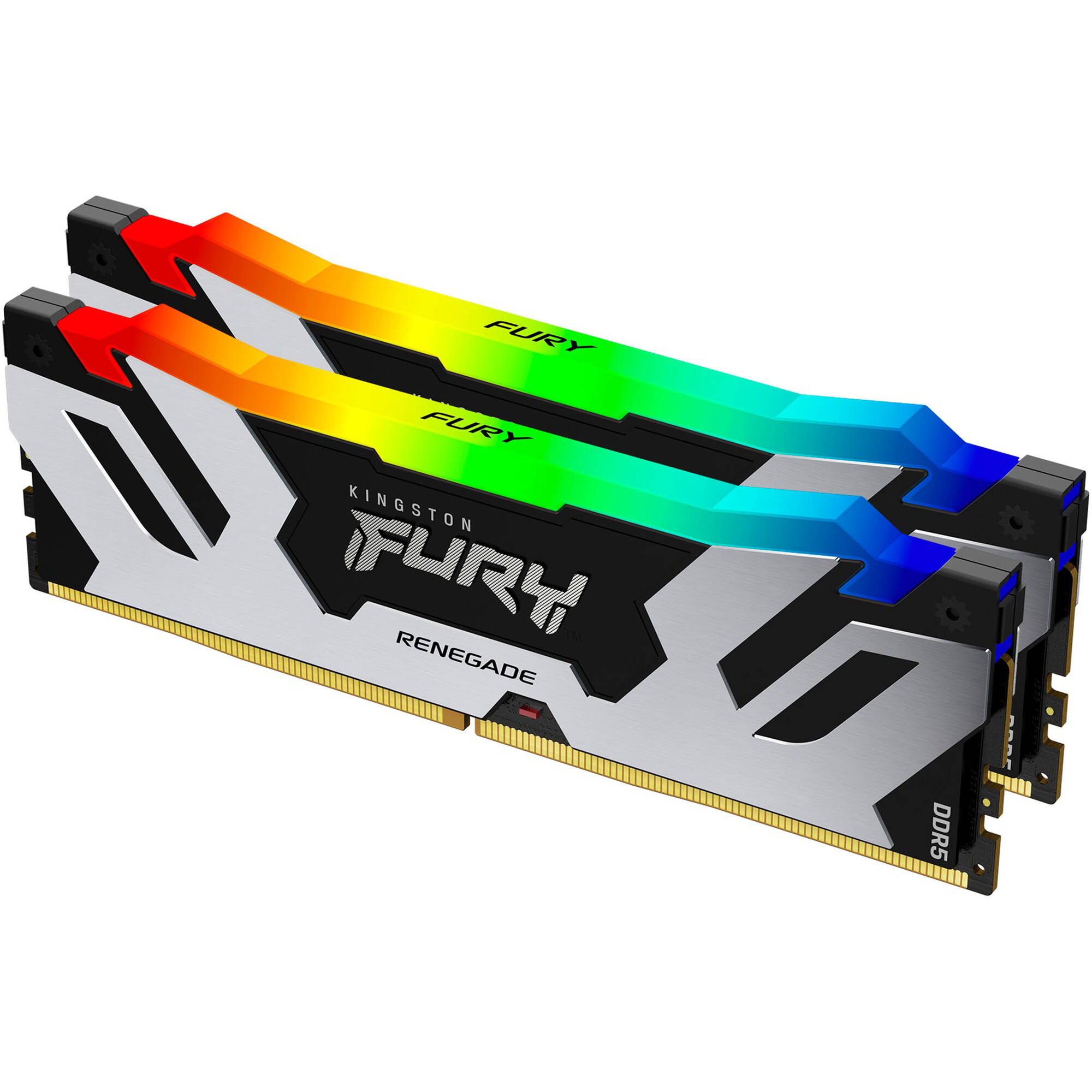 Памет Kignston FURY Renegade RGB 64GB (2x32GB) DDR5 6000MHz CL32 - KF560C32RSAK2-64