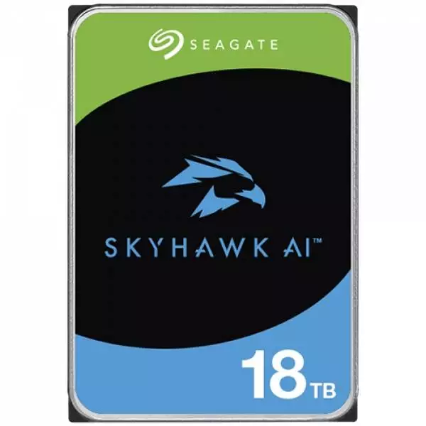 Твърд диск Seagate SkyHawk AI 18TB 3.5" 256MB SATA3 6Gb/s - ST18000VE002